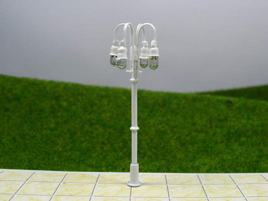 T53-Custom 6V Luminous Street Scale Model Lamppost 5.5cm for HO Train Layout supplier