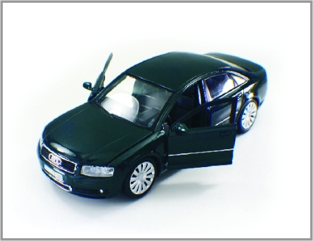 OEM 1:24 Diecast Smart Custom Scale Model Cars Displays Audi A8 supplier