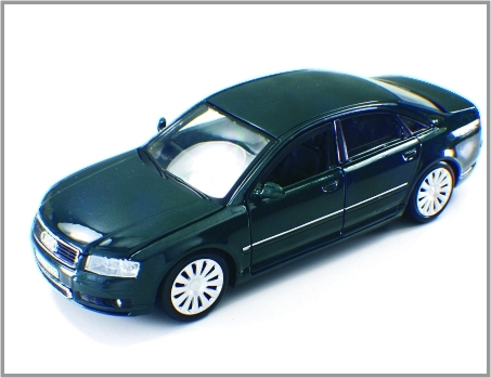 OEM 1:24 Diecast Smart Custom Scale Model Cars Displays Audi A8 supplier