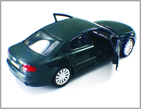 OEM 1:24 Diecast Smart Custom Scale Model Cars Displays Audi A8 supplier