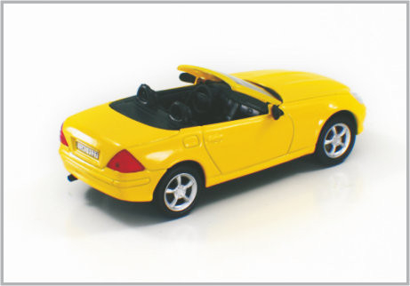 1 / 43 Diecast Yellow Alloy Custom Scale Model Cars Mercedes Benz Sik320 For Collection supplier