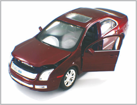 Mini Diecast Alloy Dark red Custom Scale Model Cars 2006 Ford Fusion as Gift supplier