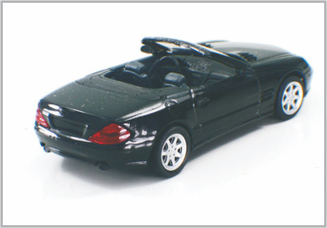 Mini Diecast Alloy Bright black Custom Scale Model Cars Merceds Benz Cl600 as Gift supplier
