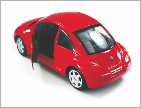 Mini Diecast Alloy Red Custom Scale Model Cars Volkswagen New Beetle as Gift supplier