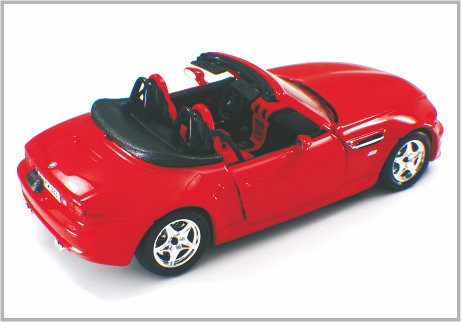 1 / 24 Diecast Alloy Red Custom Scale Model Cars BMW Roadster As Home Decoratio supplier