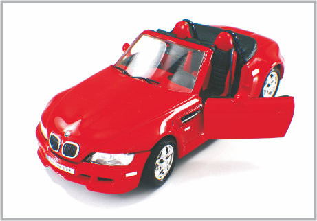 1 / 24 Diecast Alloy Red Custom Scale Model Cars BMW Roadster As Home Decoratio supplier