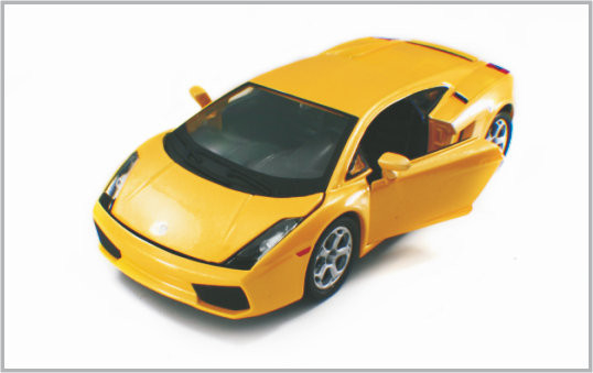 1 / 24 Diecast Alloy Yellow Custom Scale Model Cars LamboighiniGallardo As collection supplier