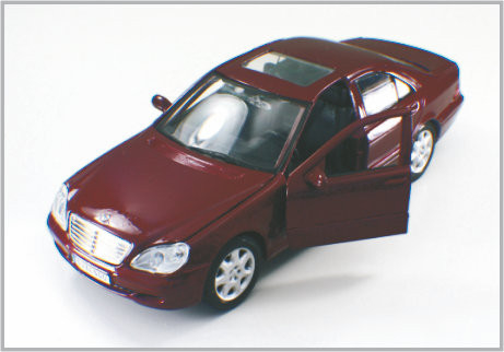 1 / 24 Diecast Alloy Dark red Custom Scale Model Cars Mercedes-benzs- class As  Decoratio supplier