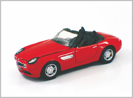 1 / 32 Diecast Toy Red Custom Scale Model Cars Racing-car As Home Decoratio supplier
