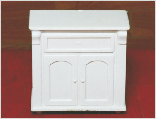 01030-21 OO Scale Modern Homes Architectural Scale Model Furniture Bedside Cabinet Model supplier