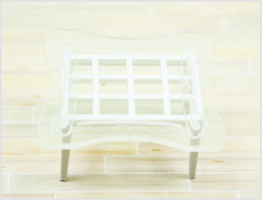 A25-014 Architectural Scale Model Home Furnishing 1:50 ABS Living Room Tea Table supplier