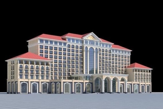 Real Estate Sculpture 3D Model Miniature Architectural Model Maker Hotel Buildings supplier