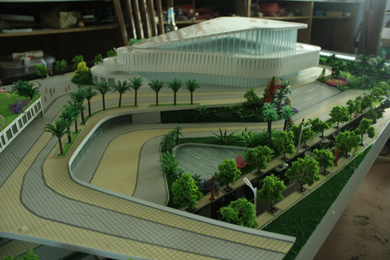 Custom Model Train Layouts / Architectural Model Hotel Buildings supplier