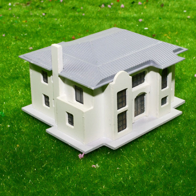 CE ROHS Miniature Architectural Models white wall For exhibition supplier